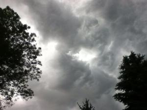 Outside my house last summer. 